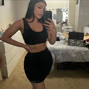 Ootdfash piece skirt set